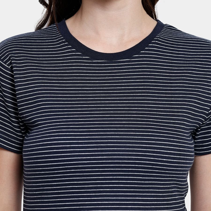 Ladies' Top, Navy Blue, large image number null