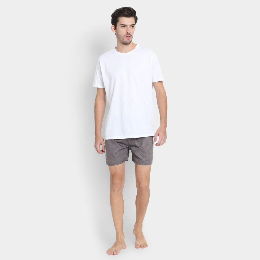 Men's 100% Cotton Boxers , गहरा ग्रे, large image number null