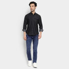 Cotton Solid Casual Shirt, Black, small image number null