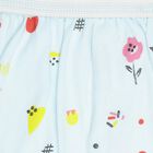 Infants' Light Sky Blue Regular Fit Printed Bloomer, Aqua, small image number null
