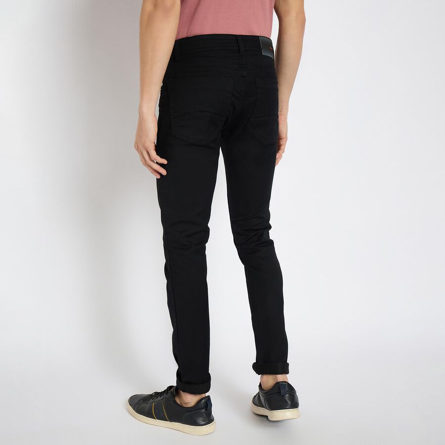Men's Skinny Jeans, Black, large image number null