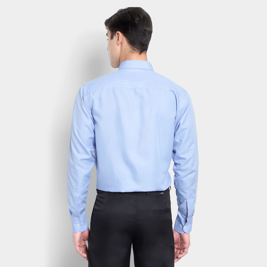 Solid Formal Shirt, Mid Blue, large image number null