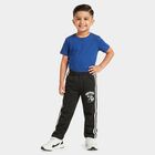Boys Black Straight Fit Football Print Pyjama, Black, small