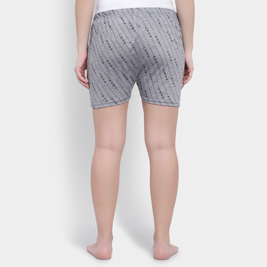 All Over Print Basic Shorts, Light Grey, large image number null