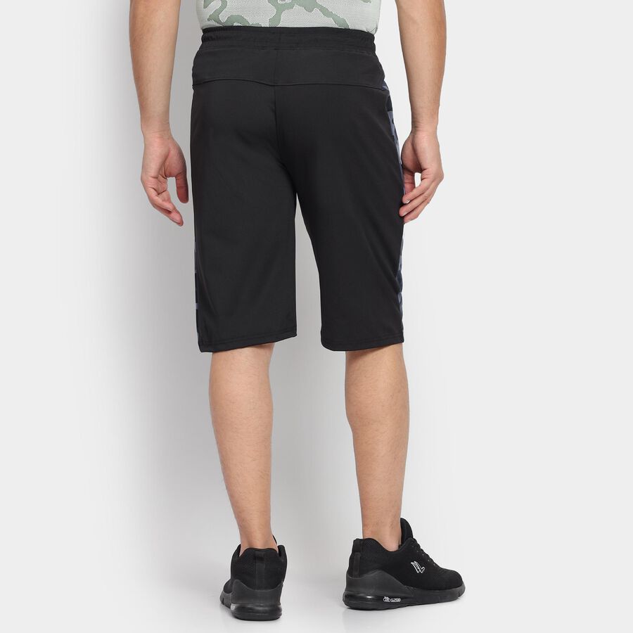 Men's Black Regular Fit Printed Jamaican, Black, large