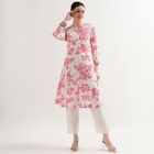 Ladies' Ethnic Set, Off White, small