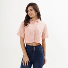 Girls Light Pink Classic Casual Shirt, Light Pink, small image number null