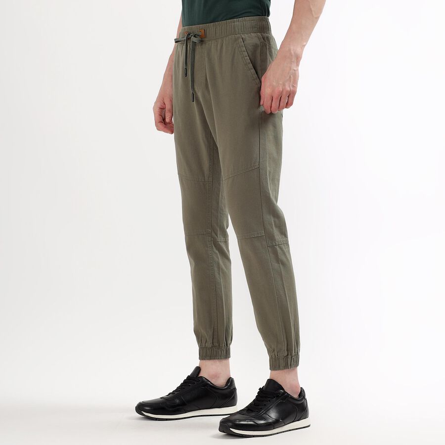 Men's Jogger Slim Fit Casual Trousers, Light Green, large image number null