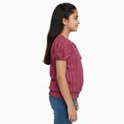 Girls' T-Shirt, गुलाबी, small