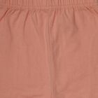 Girls' Coral Ankle-Length Bow Accent Cotton Blend Legging, Coral, small