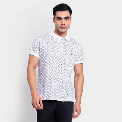 Men's 100% Cotton Collared Half Sleeves T-Shirt 