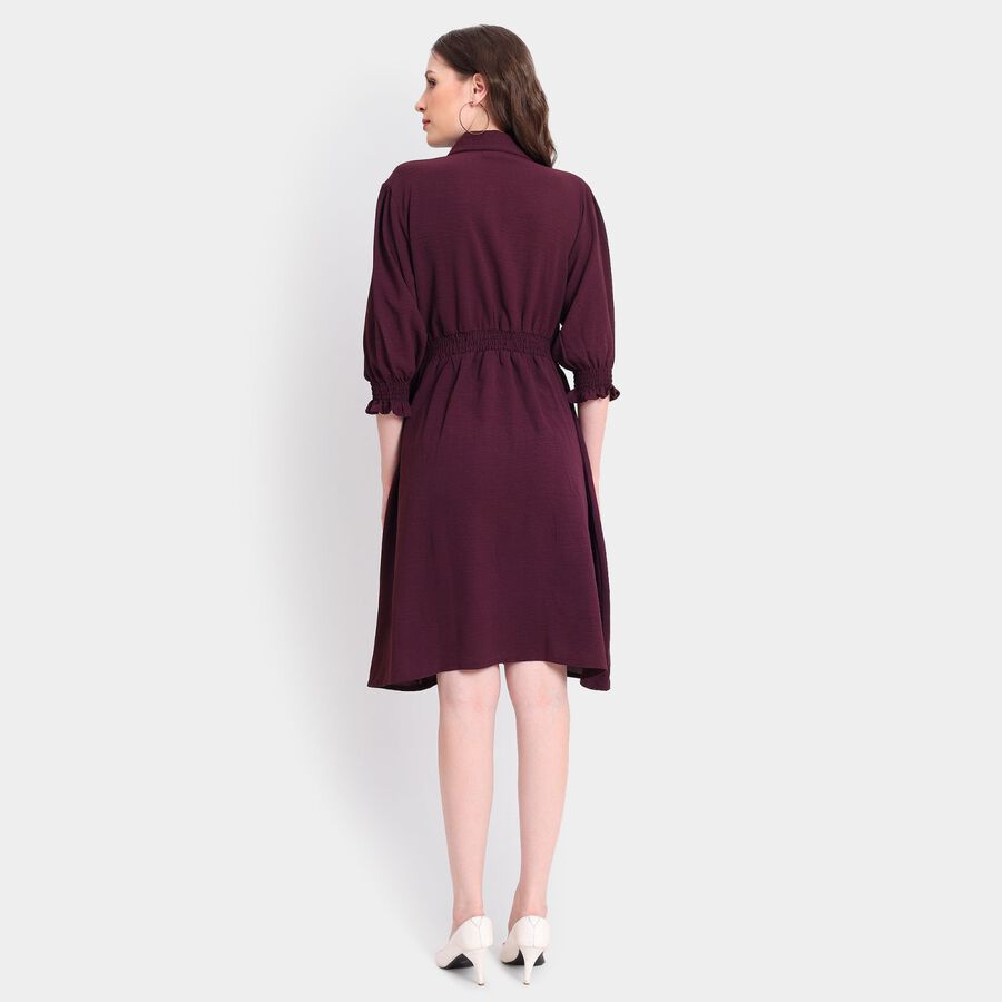 Ladies' Dress, वाइन, large image number null