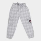Boys' 100% Cotton Trousers , हल्का ग्रे, small image number null