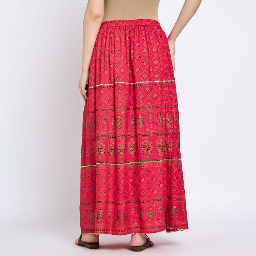 Ladies' Lehenga Skirt, रानी (फ्यूशिया), large image number null