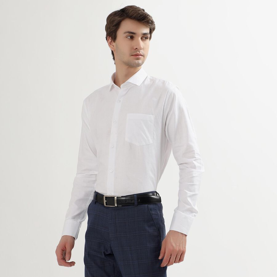 Men's Formal Shirt, White, large image number null