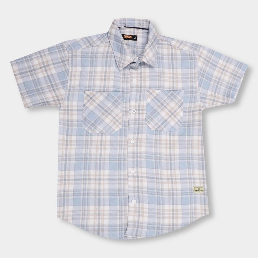 Boys' Casual Shirt , हल्का नीला, large image number null