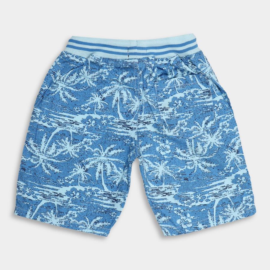 Boys' Cotton Bermudas, हल्का नीला, large image number null