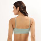 Women's Soft Mint Green Scoop Neck Basic Bra, Light Green, small image number null