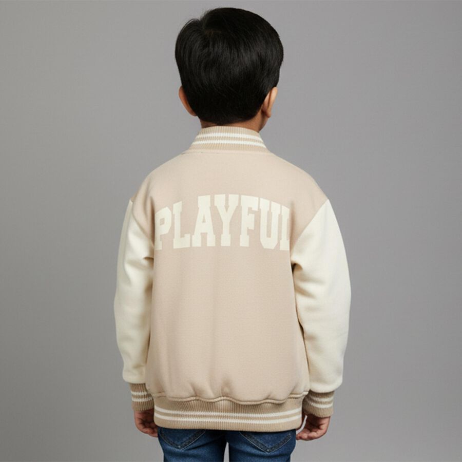 Boys' Sweatshirt, गहरा पीला, large image number null