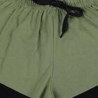 Boys Olive Regular Fit Drawstring Bermuda Shorts, ओलिव, small