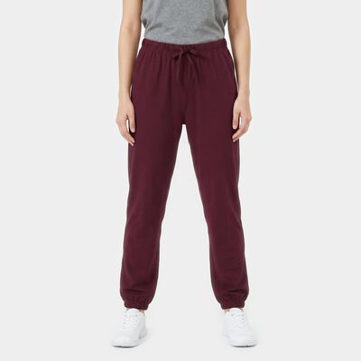 Women's Purple Jogger Fit Solid Track Pants