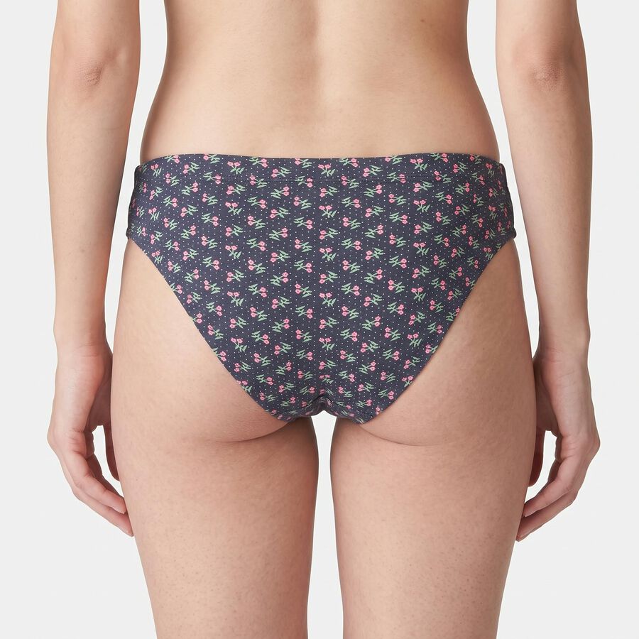 Women's Navy Blue Regular Fit Printed Panty, Mid Blue, large