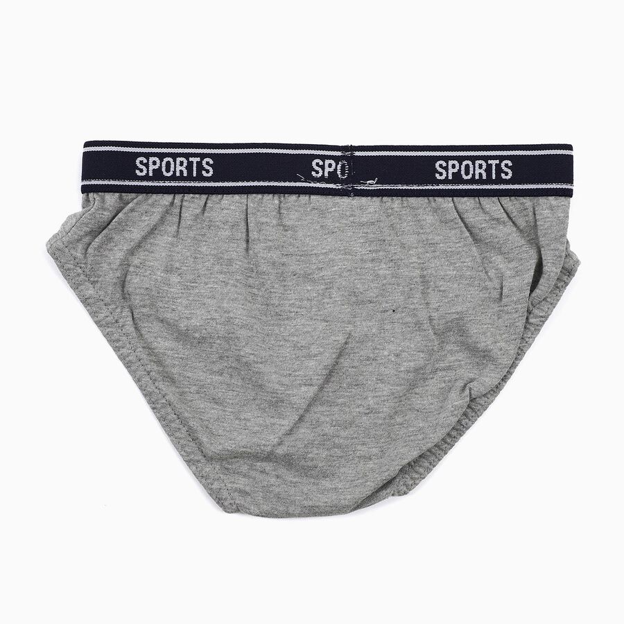 Boys' Briefs, मिश्रित मध्यम ग्रे, large image number null