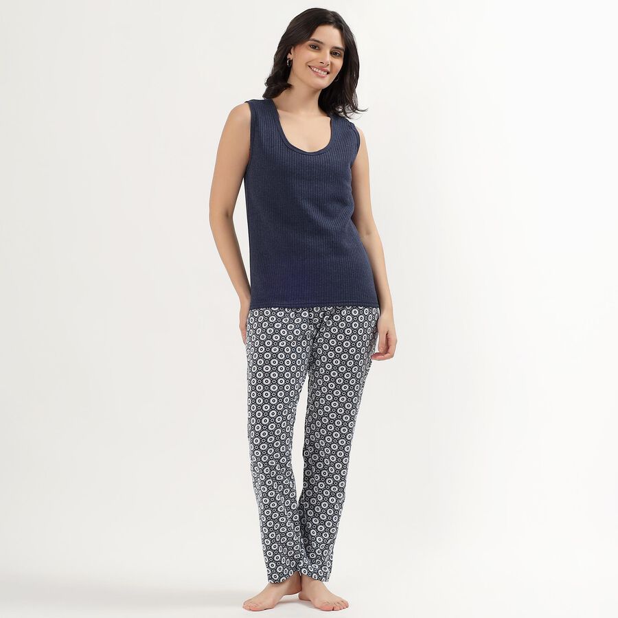 Ladies' Thermal, मध्यम नीला, large image number null