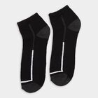 Men's Socks (Pack of 3), काला, small