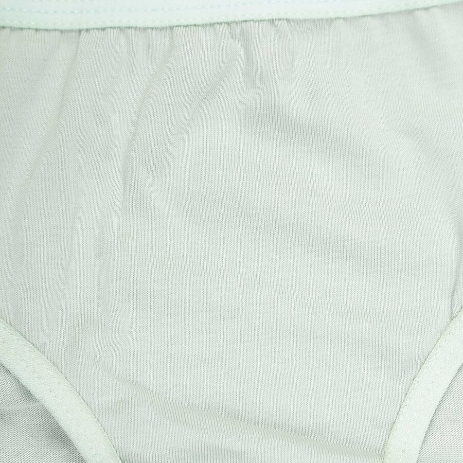 Girls Cotton Solid Panty, Light Green, large image number null