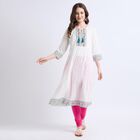 Ladies' Kurta , सफ़ेद, small image number null