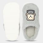 Boys' Grey Slip-On House Slippers, Grey, small
