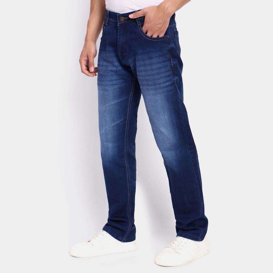 Men's Jeans, Dark Blue, large image number null