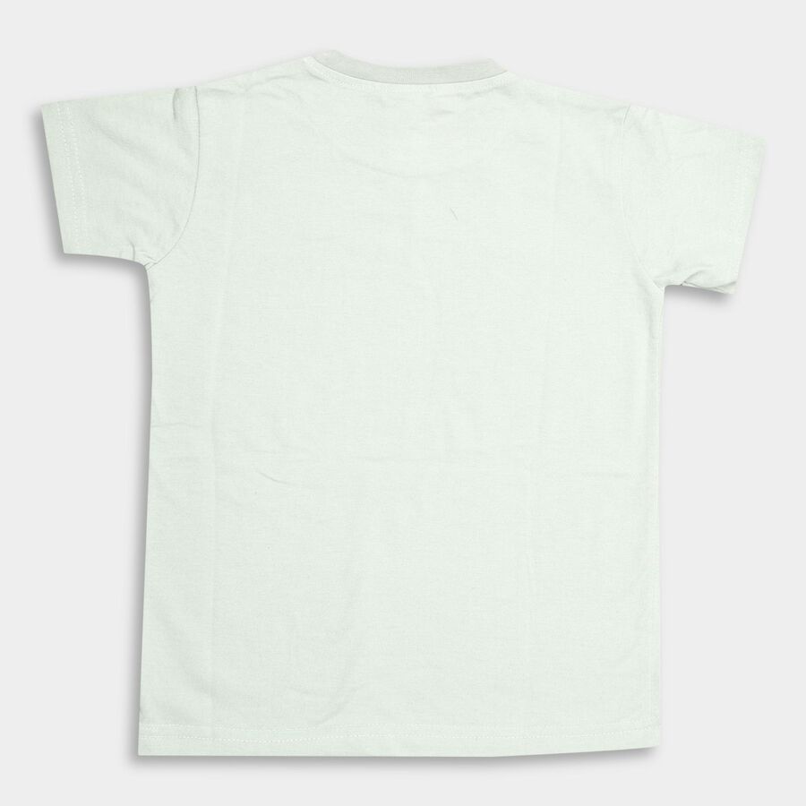 Boys' Half Sleeves T-Shirt , Light Green, large image number null