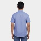 Men's Light Blue Classic Collar Casual Shirt, हल्का नीला, small