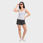 Women's Light Blue Round Neck Regular T-Shirt, हल्का नीला, small
