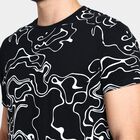 Men's 100% Cotton Round Neck Half Sleeves T-Shirt , Black, small image number null