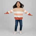 Girls' Pullover, Beige, small image number null