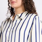 Ladies' Shirt, नेवी ब्लू, small