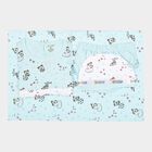 Infants Cotton Printed Baby Gift Set, Light Blue, small image number null