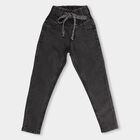 Girls' Jeans , Black, small image number null