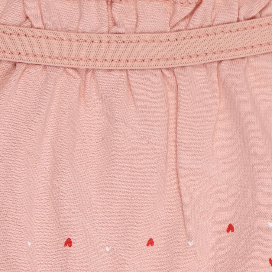 Girls' 100% Cotton Bloomer, पीच, large image number null
