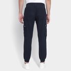 Men's Slim Fit Casual Trousers, नेवी ब्लू, small image number null