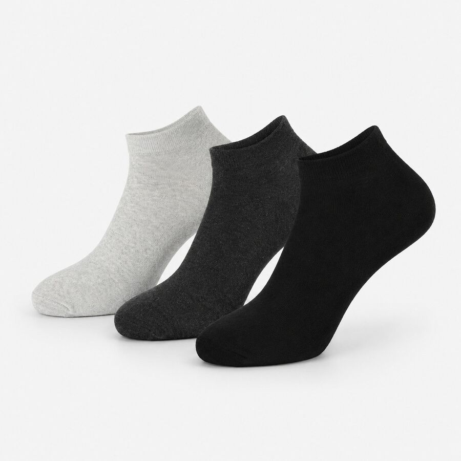 Men's Socks, Charcoal, large