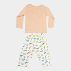 Infants Cotton Baba Suit, Peach, small image number null