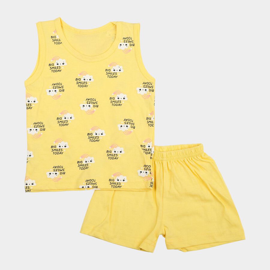 Infants' Short Set, Yellow, large