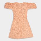 Girls' Dress, Orange, small image number null