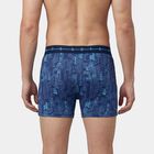 Men's Navy Blue Regular Fit Solid Trunks, नेवी ब्लू, small