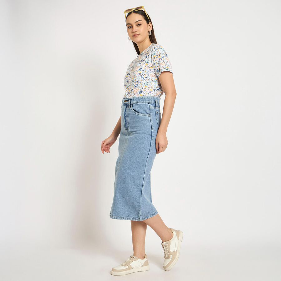 Ladies' Skirt , Light Blue, large image number null