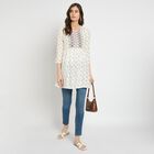 Ladies' Kurti , ऑफ व्हाइट, small image number null